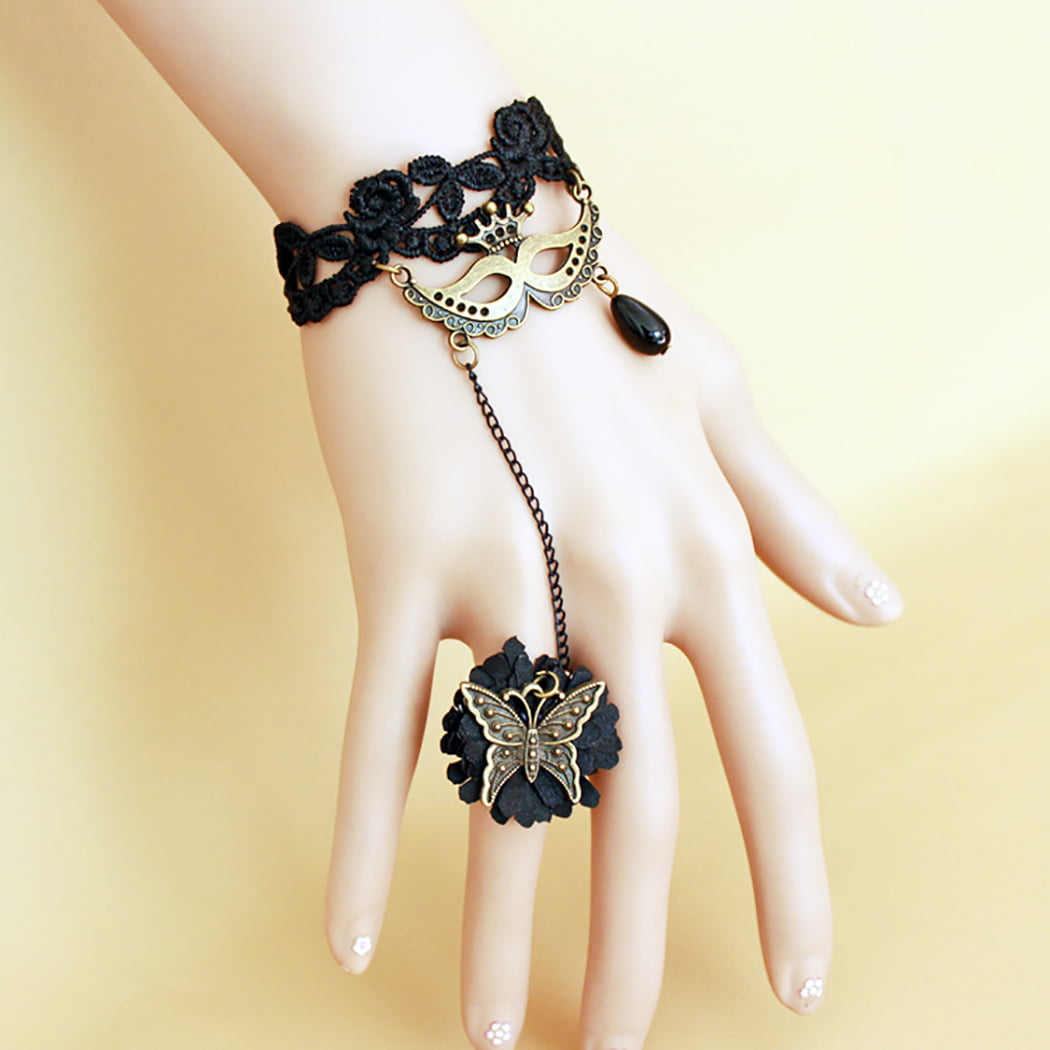 Hand Bangle Chain Link Finger Ring Bracelet Wedding Dress Accessories Hand  Jewelry | SHEIN USA