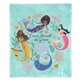 thumbnail image 2 of Little Mermaid Dancing Mersisters Kids Silk Touch Throw Blanket, 2 of 2