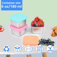 thumbnail image 2 of HLONK 3Pack Stainless Steel Snack Containers 6oz Snack Box Container Leakproof Stainless Steel Snack Cups with Silicone Lids Portable Snack Stackable Freezer Dishwasher Safe for Daycare S, 2 of 11