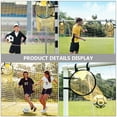 thumbnail image 3 of OULII Lightweight Nylon Football Practice Net Yellow Indoor Soccer Goal for Accurate Football Training, 3 of 4