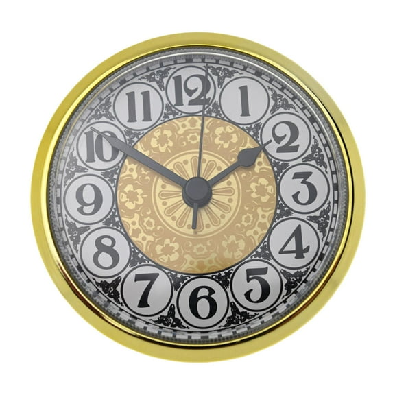 Clock Movement Decoration Retro Clock Clock Inserts 3 inch Clock Faces for Crafts Roman Numeral Clock for kitchen and home and indoor