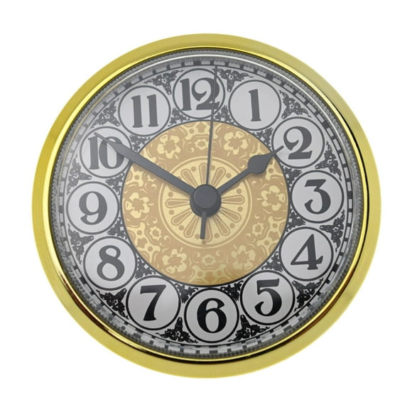Clock Movement Arabic Numerals Gold Clock Faces for Crafts Replacement Clock