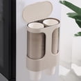 thumbnail image 2 of Dispensador de vasos de papel de plástico con doble soporte para dispensador de agua, para uso en restaurantes, hoteles y oficinas., 2 of 13