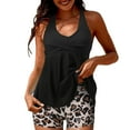 thumbnail image 2 of TIANEK Swimsuit Women Tankini Modest Leopard Print Summer Beach Vacation Junior Bathing Suit, 2 of 6