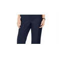 thumbnail image 2 of Charter Club Women's Cropped Twill Pants Blue Size 12, 2 of 3