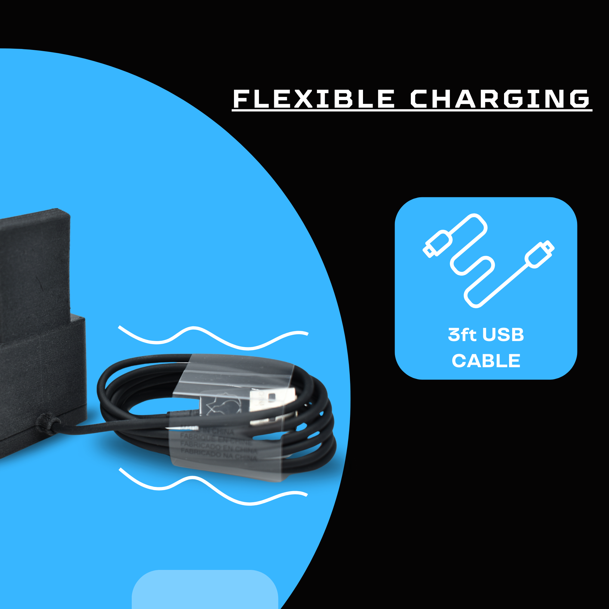 Whoop 4.0 Battery Charger Docking Station - Replacement Charger - Fitness Trackers - Strap - Band - Battery Pack USB Cable