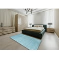 thumbnail image 5 of Ahgly Company Machine Washable Indoor Rectangle Contemporary Sky Blue Area Rugs, 7' x 9', 5 of 7