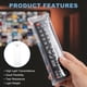thumbnail image 3 of Uxcell 4Pcs Funda Protectora para Control Remoto (8" x 2.4") Funda Transparente Impermeable Flexible para Controlador Universal de TV para Aire Acondicionado Televisión, 3 of 7