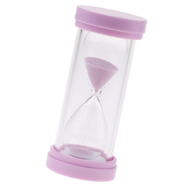 3 tiempo de tiempo de tiempo de de Plástico Enmarcado de Arena Reloj Temporizador Hogar Cepillo de Herramienta de Púrpura Soledad Reloj temporizador de arena