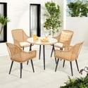 5-Piece OC Casual All-Weather Wicker Outdoor Dining Set