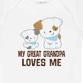 thumbnail image 4 of Inktastic My Great Grandpa Loves Me Boys Grandson Boys Baby Bodysuit, 4 of 5