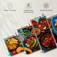 thumbnail image 6 of Elephant Stock Mexican Dishes Wall Art - Horizontal Multi Panel Canvas - 5 Piecedining Room Wall Decor - Photography Food And Drink Multi Panel - Red And Blue Decor - 92" x 42", 6 of 8