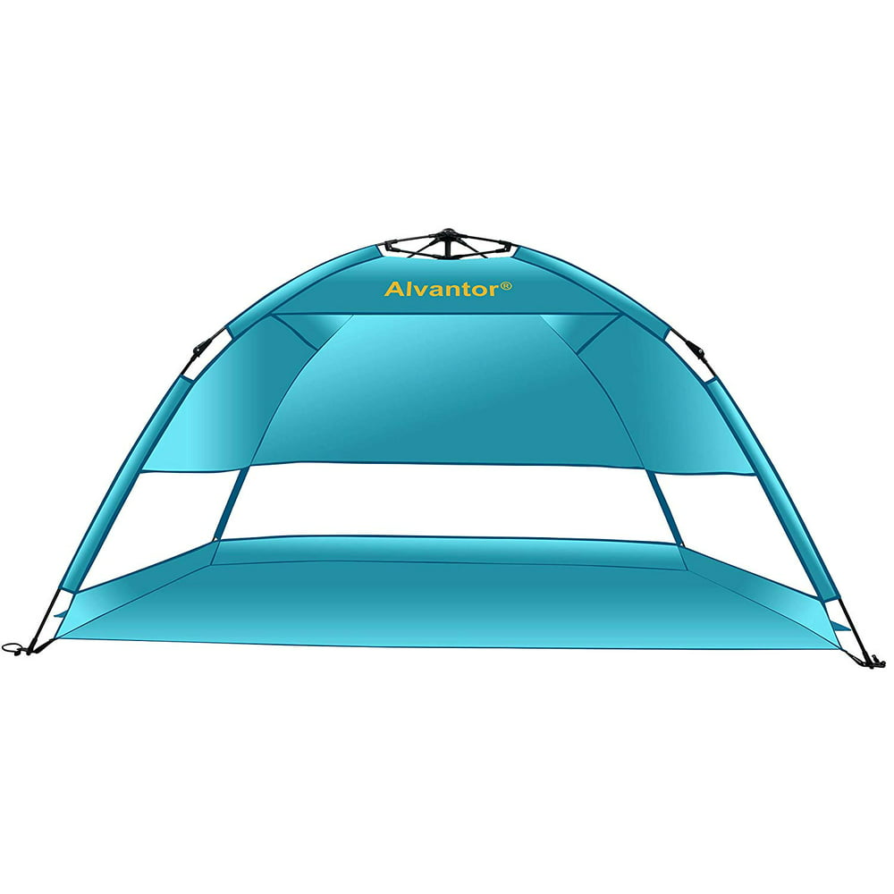 Beach Umbrella Tent Automatic Pop Up Sun Shelter UPF 50+ Cabana Camping Hiking Canopy by Alvantor