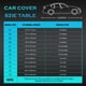 thumbnail image 5 of Funda de coche Qualencey impermeable para todo tipo de clima para camioneta, 5 of 8