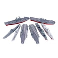 thumbnail image 4 of Kit de modelo de portaaviones 4D de 8 piezas para construir, modelo ensamblado, kits de construcción de buques de para niños, escenas de mesa,, 4 of 10
