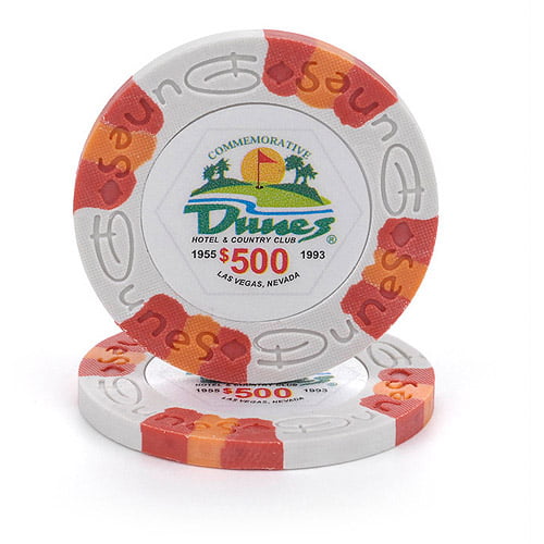 Dunes Las Vegas Commemorative Poker Chips Set of 10 