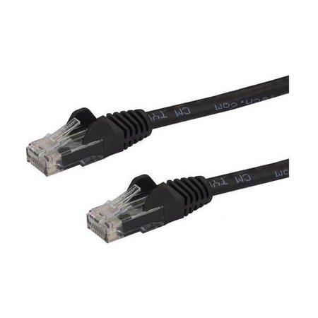 UPC: 0065030838689 | StarTech.com N6PATCH50BK 50 ft. Cat 6 Black Snagless Cat6 UTP Patch Cable – ETL Verified