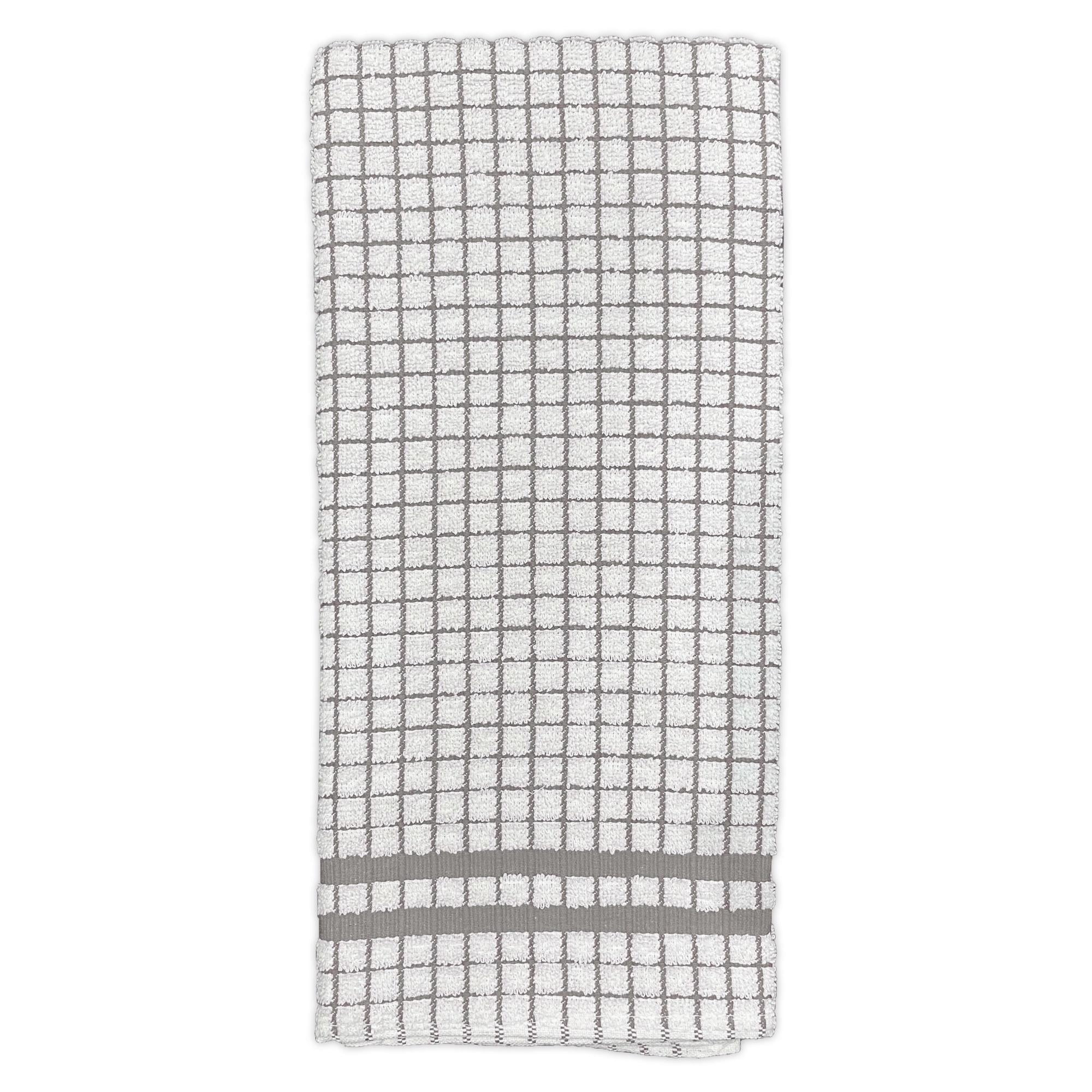 Hampton 8-Piece Kitchen Towel Set, Grey