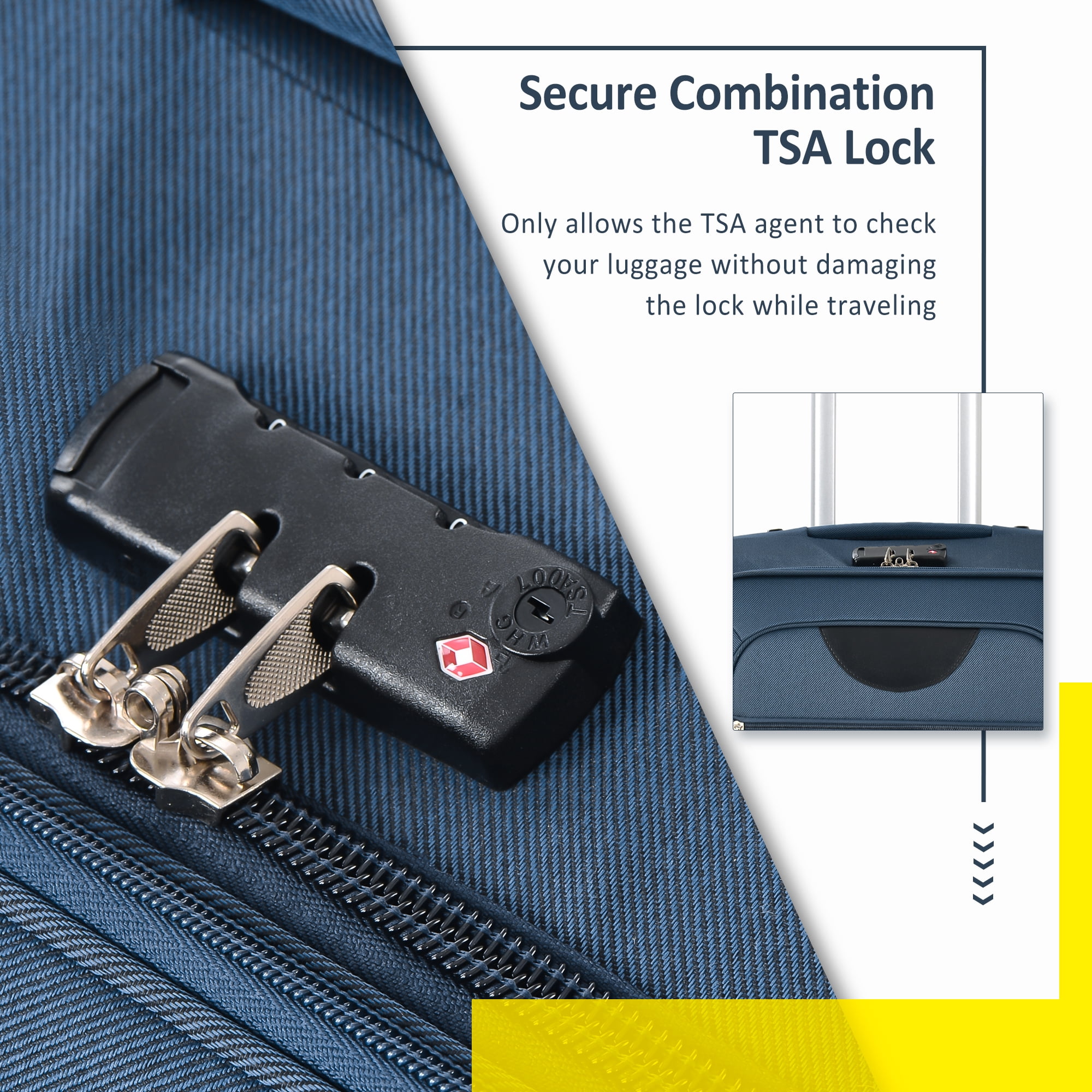 Softside Luggage Expandable 3 Piece Set Suitcase Upright Spinner Softshell Lightweight Luggage Travel Set-22/26/30 inches