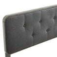 thumbnail image 4 of Modway Collins Tufted Full Fabric and Wood Headboard in Gray Charcoal, 4 of 9