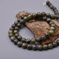 thumbnail image 2 of Sunburst Natural Dragon Blood Jasper Gemstone 8 MM Round Smooth Beads Necklace Adjustable Mala Jewelry, 2 of 4