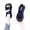 black, variant on Women's Soft Leather Sandals Casual Comfort Soft Sole Summer Walking Shoes