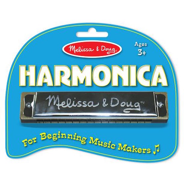 Melissa & Doug Beginner ExtraLarge Metal Harmonica