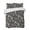Dark Gray, variant on Quilts Twin Size Bedding Set, Grey Space Lightweight Quilted Comforter, Cartoon Cute Spaceship Planet Star Funny Soft Reversible Bedspread Coverlet with Pillow Covers for All Season, 68" x 86"