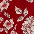thumbnail image 4 of TRIXXI Womens Maroon Smocked Ruffled Floral Blouson Sleeve Square Neck Short Party Fit + Flare Dress Juniors XS, 4 of 4