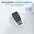 thumbnail image 5 of Estimulador muscular Alcedo TENS + EMS para aliviar el dolor, masajeador de pulso eléctrico recargable con 41 modos para el tratamiento del dolor de espalda y cuello, compatible con HSA FSA., 5 of 5