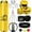 Yellow, variant on Prorobust Punching Bag for Adults, 4ft Black PU Heavy Boxing Bag Set with 12oz Gloves for MMA Kickboxing Boxing Karate Home Gym Training (Unfilled)
