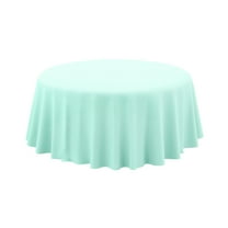Round 84" Fresh Mint Plastic Table Cover, by Way To Celebrate