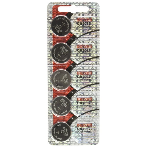 Maxell CR2032 3V Lithium Coin Cell 10 Pack "New Hologram Package"