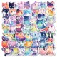 thumbnail image 1 of Paquete de pegatinas de vinilo impermeable con diseño de gato Galaxy, 50 unidades, 1 of 2