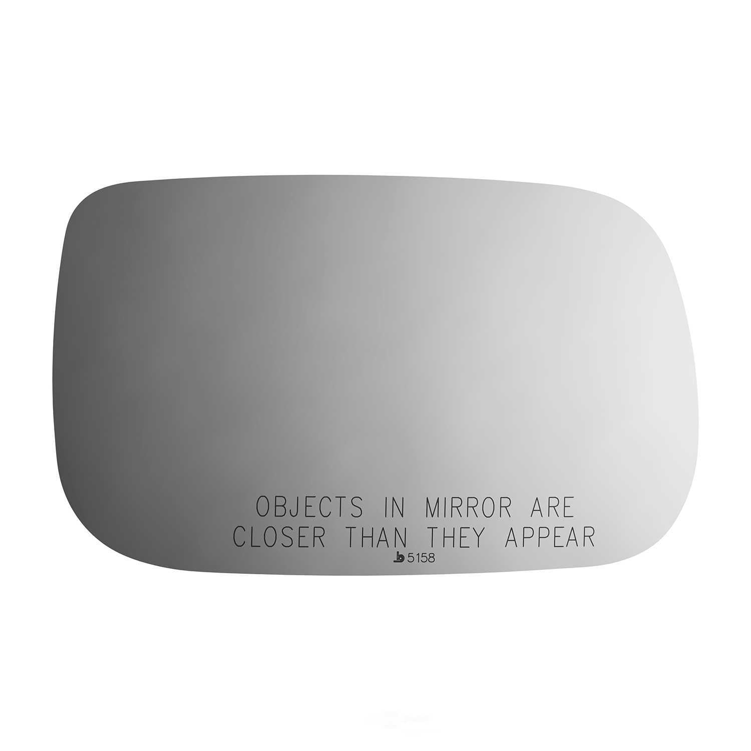 Burco Side View Mirror Replacement Glass - Clear Glass - 5158