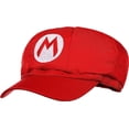 thumbnail image 1 of gorra roja para adultos (mujeres hombres) gorros de disfraces de carnaval gorros hombres mujeres gorra, 1 of 5