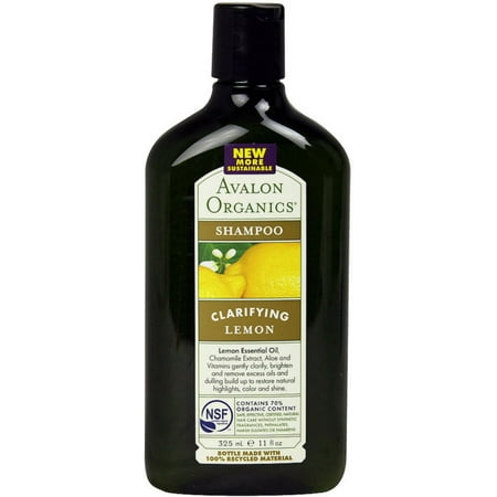 Avalon Organics Clarifying Shampoo, Lemon 11 oz (Pack of