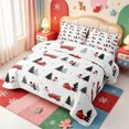thumbnail image 3 of Manfei Merry Xmas Twin Quilt Set,Elegant Christmas Animal Cow Twin Coverlet Set,2pcs,1 Bedspread and 1 Pillowcase, 3 of 7