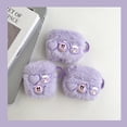 thumbnail image 1 of For AirPods 3rd Gen 2021/1/2/Pro case，Shockproof 3D Purple plush kulomi Case Cover With Ring, 1 of 5