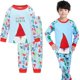 thumbnail image 1 of Pijamas para bebés, pijamas de Navidad, ropa para niños, conjunto para niñas, ropa de dormir para niños, pijamas de manga larga, trajes de primavera y otoño95 (3T) Gao Jinjia LED, 1 of 2