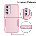 thumbnail image 5 of Njjex for Samsung Galaxy A55 5G Phone Case,Shockproof Dust/Drop Proof 2-Layer Full Body Protective Heavy Duty Durable Rugged Hybrid Cover for Galaxy A55 5G,Pink, 5 of 6