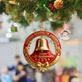 thumbnail image 6 of United States 250th Anniversary Bell Ornament, Honoring U.S. 250th Anniversary 1776-2026 Bell Ornament with Commemorative Detailing for Collectors and Patriotic, 6 of 6