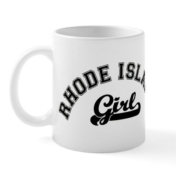 CafePress - Rhode Island Girl Mug - 11 oz Ceramic Mug - Novelty Coffee Tea Cup