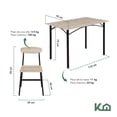 thumbnail image 3 of Comedor De 4 Sillas Kingshouse Metal Elegante, 3 of 5