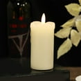 Flameless Candles Battery Operated with Timer, 3D Moving Flame