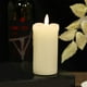 thumbnail image 4 of Vela Electrónica Led | Cilindro de Parafina Sin Llama, Funciona a Pilas | Pilar de Plástico Blanco Realista | Batería de Larga Duración | Ideal para Decorar Bodas, Cumpleaños y El Hogar., 4 of 6