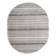 thumbnail image 3 of Unique Loom Gemstone Collection Area Rug - Topaz (7' 10" x 10' 2" Oval Gray/Ivory), 3 of 7