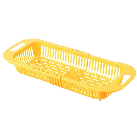 Dish Drying Rack Large Capacity Kitchen Sink Dish Drainer Expandable Storage Drain Basket Easy to Use