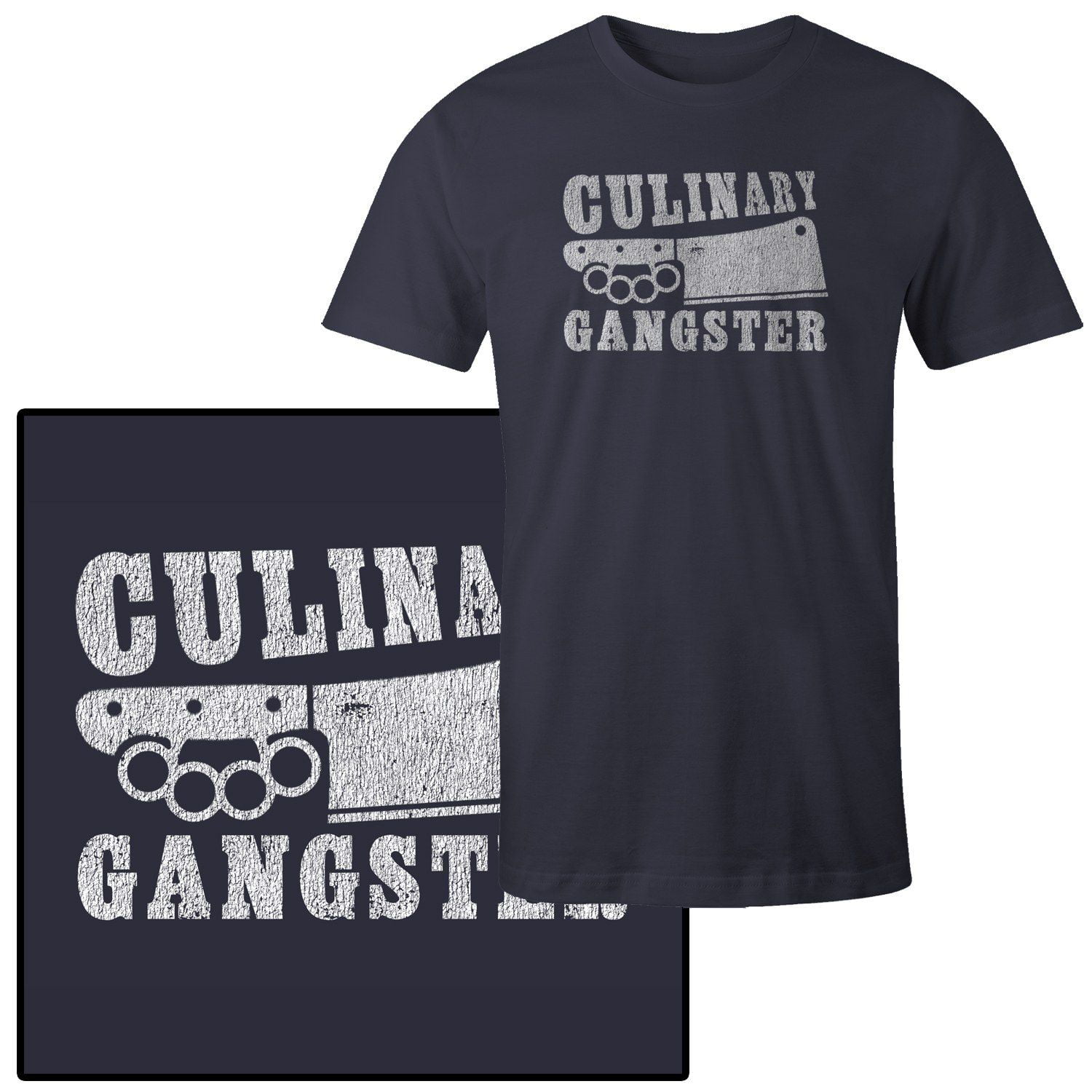 Gangsta Smoke Classic Men's Ultra Cotton Tee Blue
