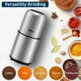 thumbnail image 2 of Bear Coffee Grinder, Spice Grinder, 300W Powerful Electric Herb Grinder with 200g Removable Cup for Spices, Pollen, Herb,and Coffee Beans, with Cleaning Brush, 2 of 5